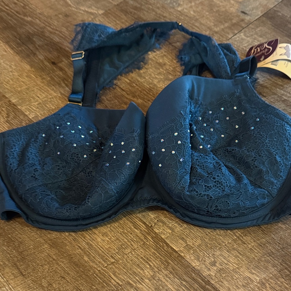 Cacique Teal Lace Bra